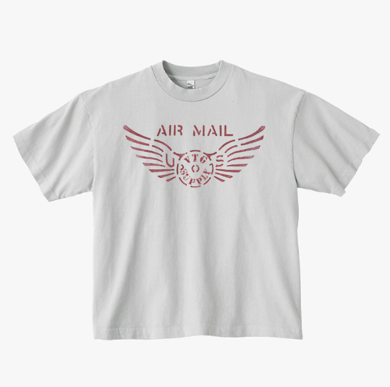 Grey VTG Airmail Short Sleeve